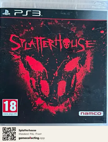 Splatterhouse PlayStation 3, PAL box front