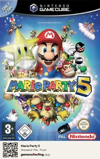 Mario Party 5 Nintendo GameCube, PAL box front