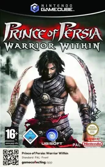 Prince of Persia: Warrior Within Nintendo GameCube, PAL box front