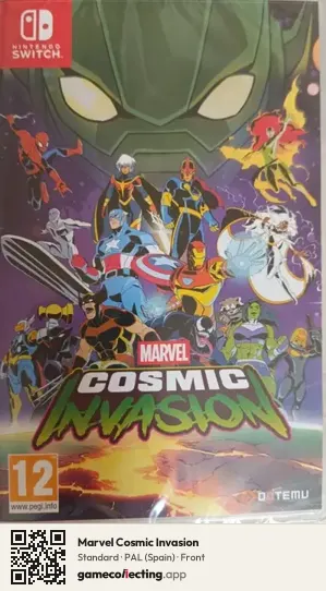 Marvel Cosmic Invasion Nintendo Switch, Spain box front