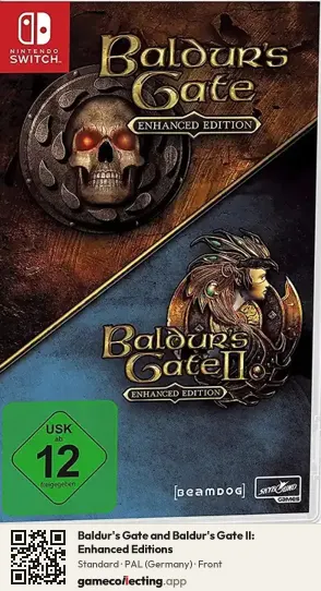Baldur's Gate and Baldur's Gate II: Enhanced Editions Nintendo Switch, Germany box front