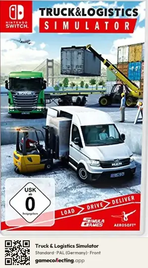 Truck & Logistics Simulator Nintendo Switch, Germany box front