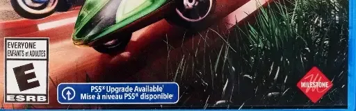 Hot Wheels Unleashed 2: Turbocharged, the ESRB box on its front