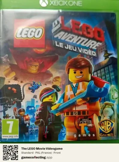 The LEGO Movie Videogame Xbox One, France box front