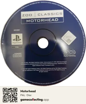 Motorhead PlayStation, PAL disc