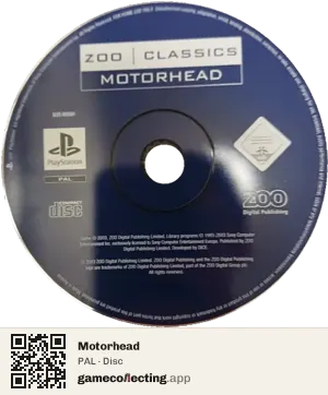 Motorhead PlayStation, PAL disc