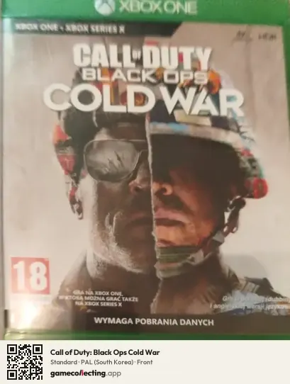 Call of Duty: Black Ops Cold War Xbox One, South Korea box front
