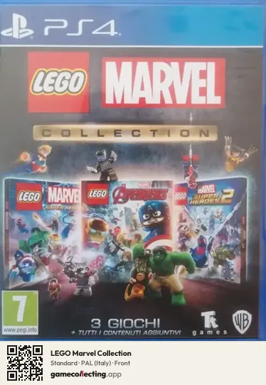 LEGO Marvel Collection PlayStation 4, Italy box front