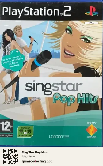 SingStar Pop Hits PlayStation 2, PAL box front