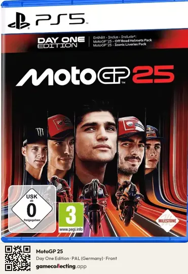 MotoGP 25 PlayStation 5, Germany box front