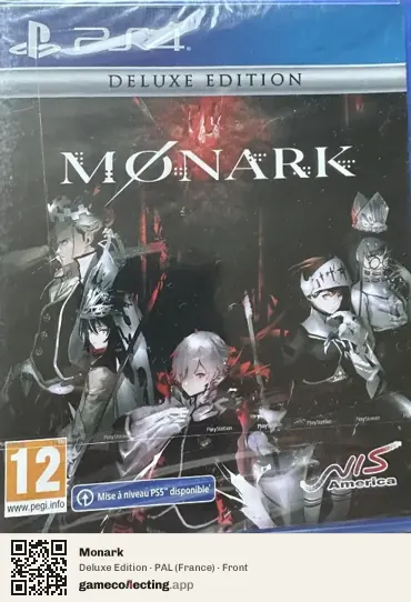 Monark PlayStation 4, France box front