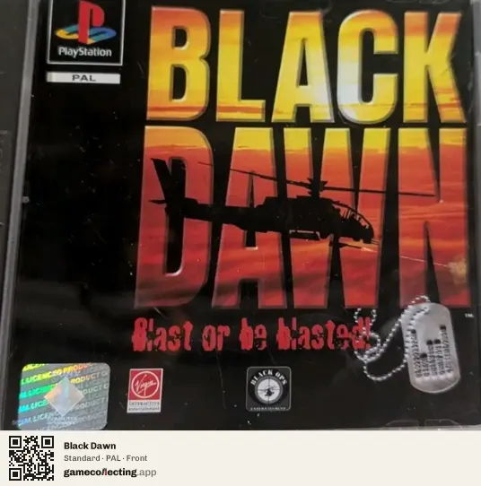 Black Dawn PlayStation, PAL box front