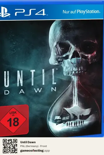 Until Dawn PlayStation 4, Germany box front