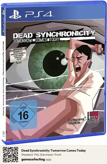 Dead Synchronicity: Tomorrow Comes Today PlayStation 4, Germany box front