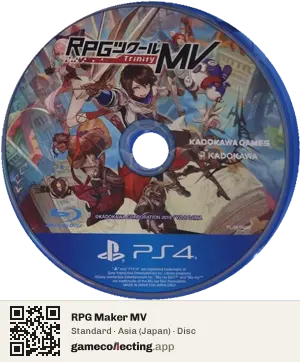RPG Maker MV PlayStation 4, Asia disc