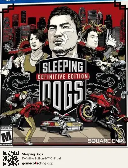 Sleeping Dogs PlayStation 4, NTSC box front