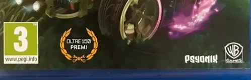 Rocket League, the PEGI square on its front