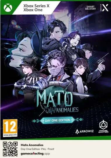 Mato Anomalies Xbox One, PAL box front