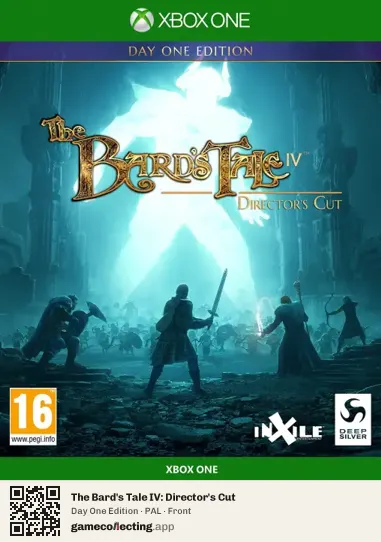 The Bard's Tale IV: Director's Cut Xbox One, PAL box front