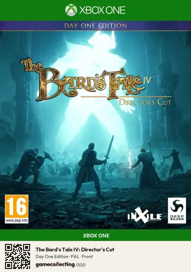 The Bard's Tale IV: Director's Cut Xbox One, PAL box front