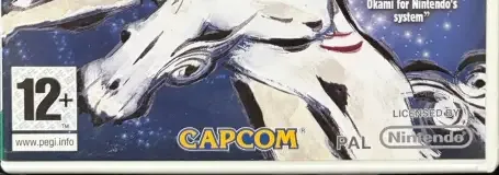 Ōkami, the PEGI square on its front