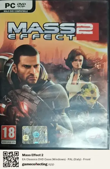 Mass Effect 2 Computer, Italy box front