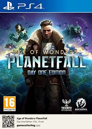 Age of Wonders: Planetfall PlayStation 4, PAL box front