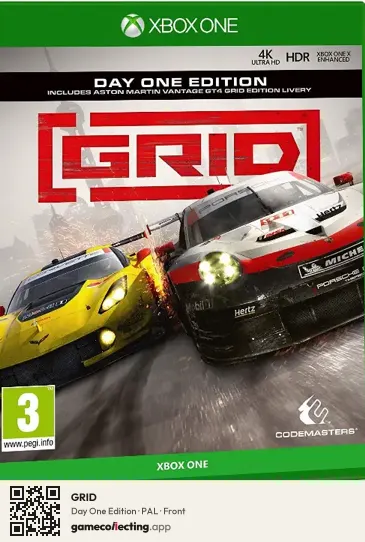 GRID Xbox One, PAL box front