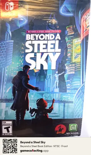 Beyond a Steel Sky Nintendo Switch, NTSC box front
