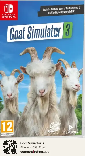 Goat Simulator 3 Nintendo Switch, PAL box front