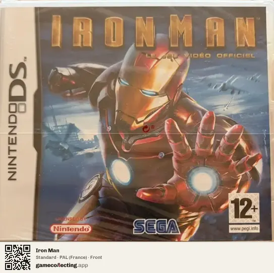 Iron Man Nintendo DS, France box front