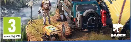 Expeditions: A MudRunner Game, the PEGI square on its front
