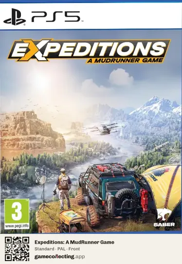 Expeditions: A MudRunner Game PlayStation 5, PAL box front