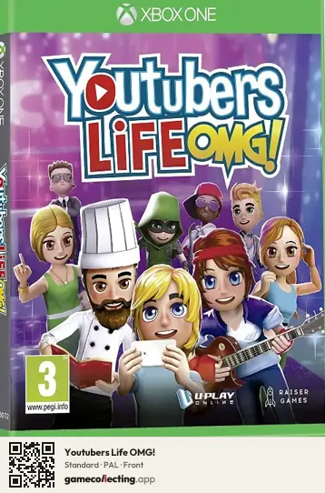 Youtubers Life OMG! Xbox One, PAL box front