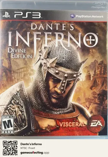 Dante's Inferno PlayStation 3, NTSC box front