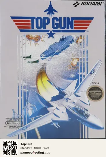 Top Gun Nintendo Entertainment System, NTSC box front