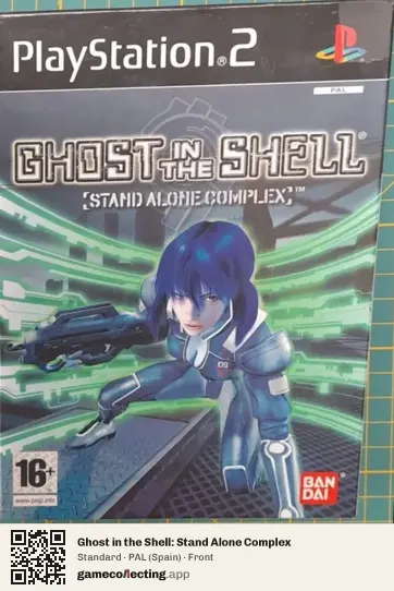 Ghost in the Shell: Stand Alone Complex PlayStation 2, Spain box front
