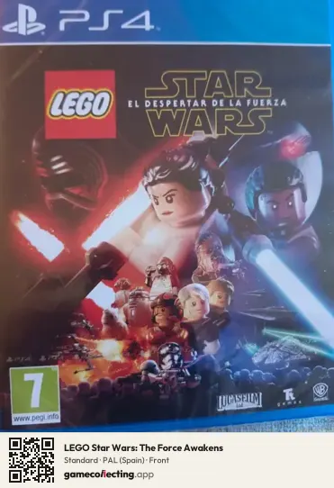 LEGO Star Wars: The Force Awakens PlayStation 4, Spain box front