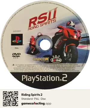 Riding Spirits 2 PlayStation 2, PAL disc