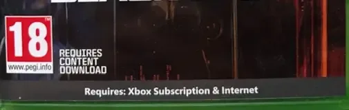 Call of Duty: Black Ops 7, the PEGI square on its front