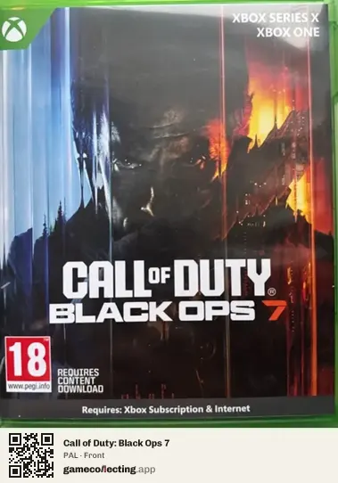 Call of Duty: Black Ops 7 Xbox Series X, PAL box front