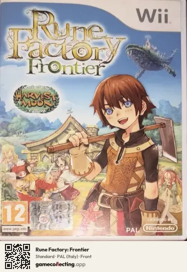 Rune Factory: Frontier Nintendo Wii, Italy box front