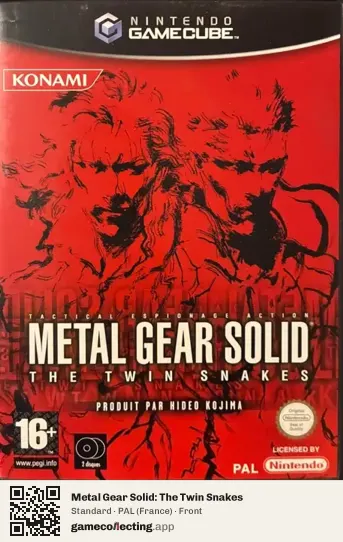 Metal Gear Solid: The Twin Snakes Nintendo GameCube, France box front