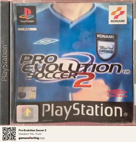 Pro Evolution Soccer 2 PlayStation, PAL box front