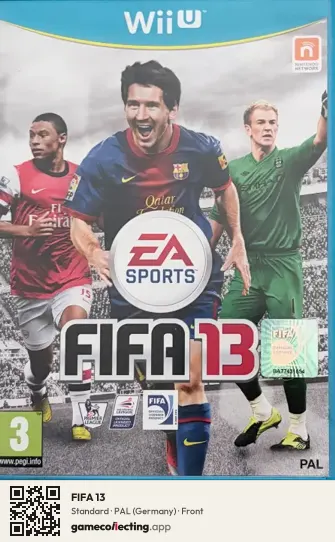 FIFA 13 Nintendo Wii U, Germany box front
