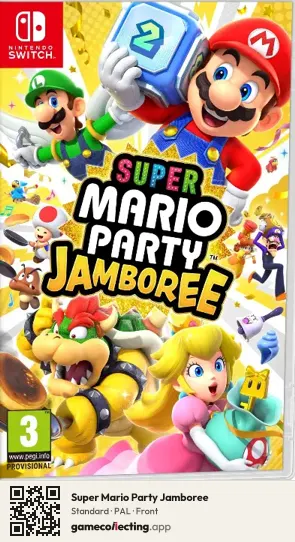 Super Mario Party Jamboree Nintendo Switch, PAL box front