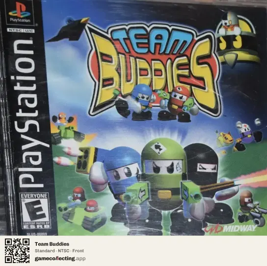 Team Buddies PlayStation, NTSC box front