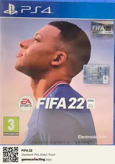 FIFA 22 PlayStation 4, Italy box front