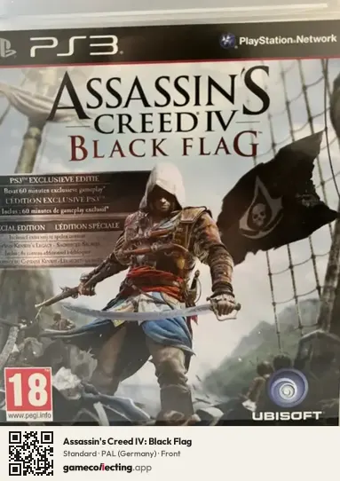 Assassin's Creed IV: Black Flag PlayStation 3, Germany box front