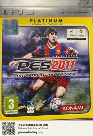 Pro Evolution Soccer 2011 PlayStation 3, France box front